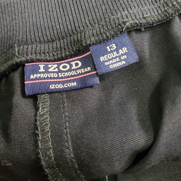 Izod junior stretch  knit waist short girl size 13 regular - Picture 4 of 5